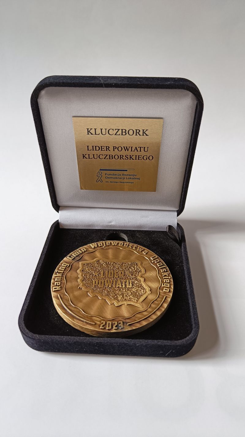 medal lider powiatu kluczborskiego