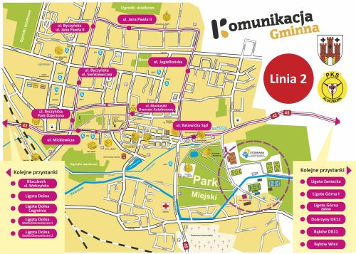 Szczegółowy rozkład jazdy oraz mapki z przebiegiem trasy
